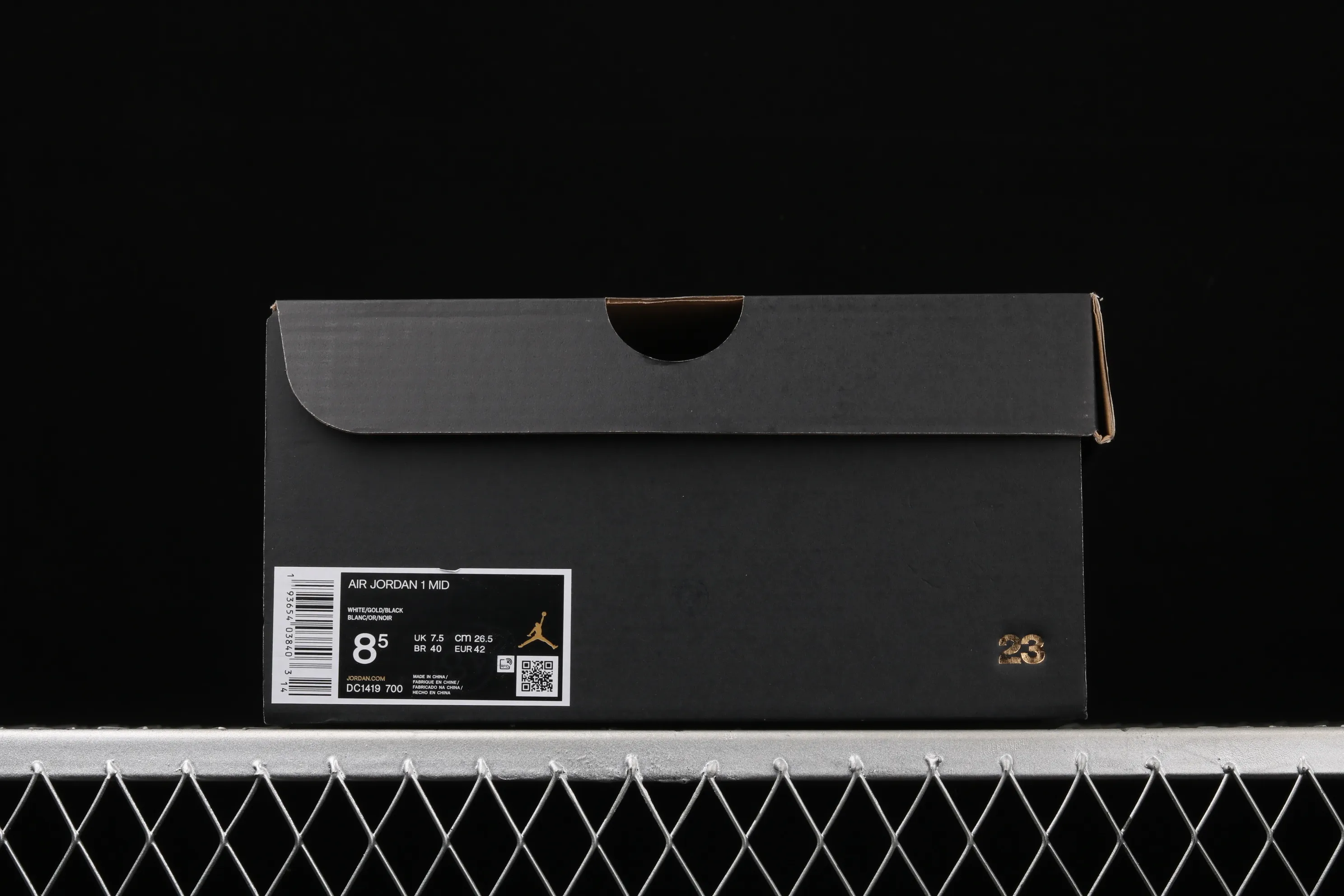 All Categories Air Jordan Jordan Series Basketball Shoes Air Jordan 1 Mid Air Jordan 1 Mid "Metallic Gold" AJ1 Joe 1 Zhongbang Platinum Color DC1419-700